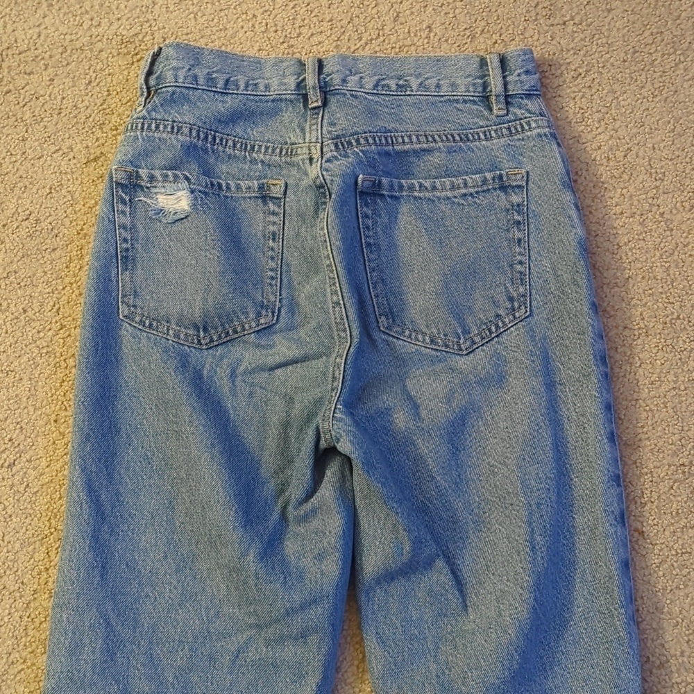 PacSun Ultra High Rise Slim Button Fly Light Wash Denim Jeans Size 24 - Picture 7 of 10